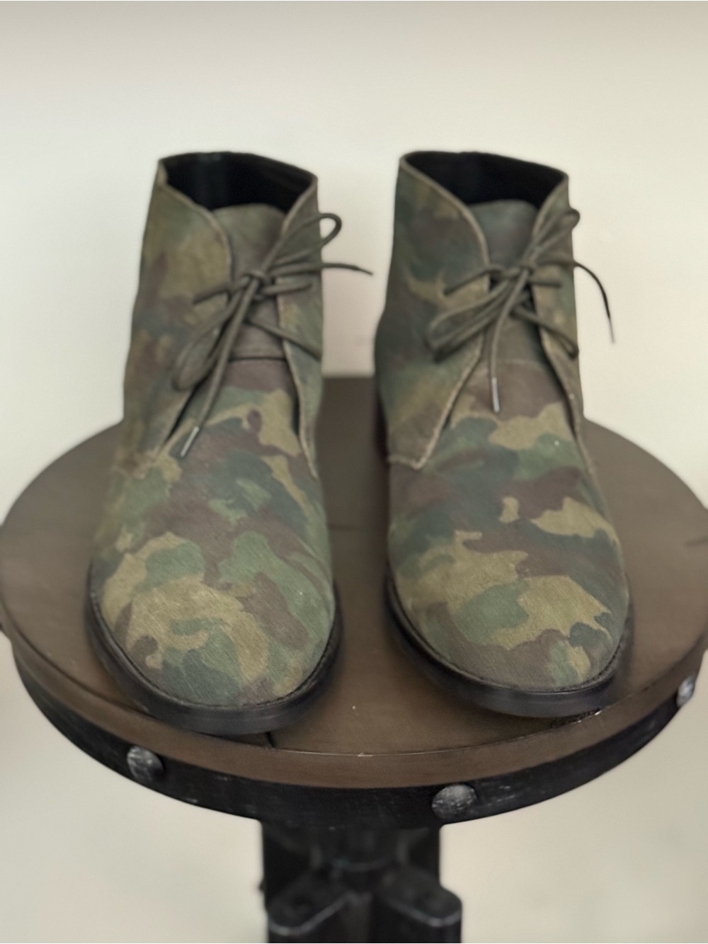 dingo Men's Camo Chukka Boots - Green & Brown